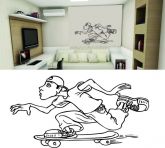 Adesivo Skate MEDINDO 55X100 CM