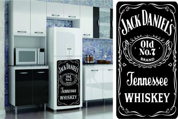 Adesivo JACK DANIELS MEDINDO 55X100