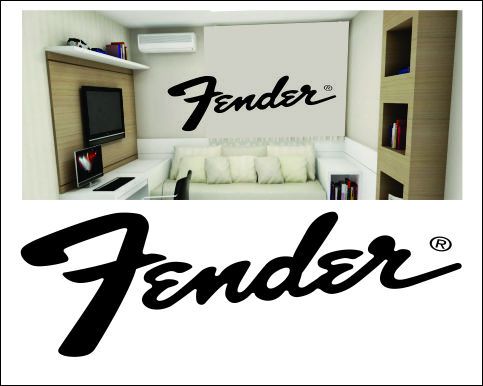 Adesivo Fender  MEDIDA 44X130CM